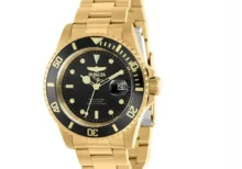 Invicta 37160 Pro Diver Men 40mm Stainless Steel Gold Black dial Quartz Watch