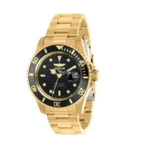 Invicta 37160 Pro Diver Men 40mm Stainless Steel Gold Black dial Quartz Watch