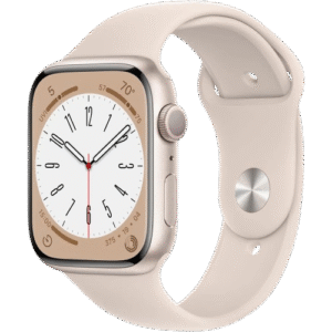 Apple Watch Gen 8 Series 8 Cell 45mm Starlight Aluminum - Starlight Sport Band