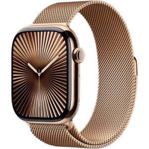 Apple Watch Gen 10 Series 10 Cell 46mm Gold Titanium - Gold Milanese
